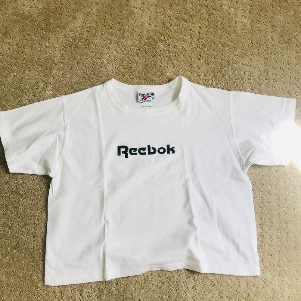 90’s Vintage Reebok Crop Top